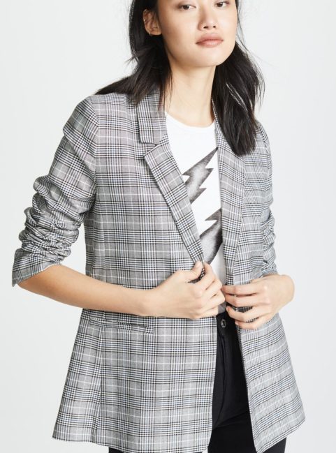 Grey Check Blazer