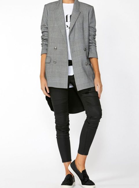 Grey Check Blazer