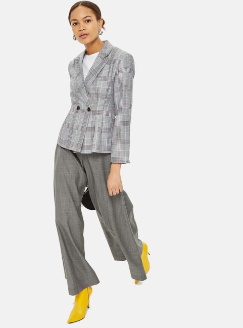 Grey Check Blazer