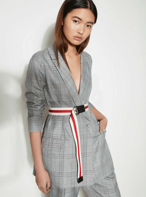 Grey Check Blazer