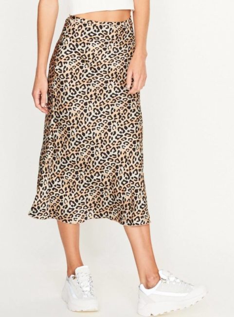 Leopard Print Skirt