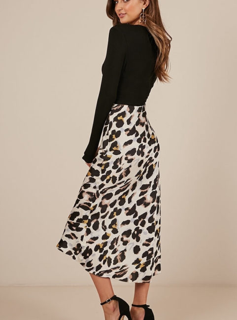 Leopard Print Skirt