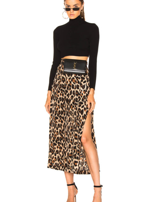 Leopard Print Skirt